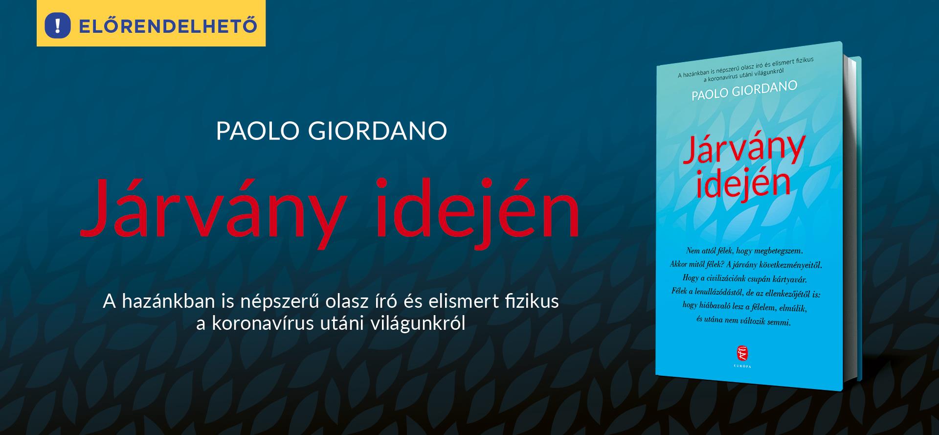 Járvány idején - előrendelhető az első magyarul olvasható könyv a koronavírusról