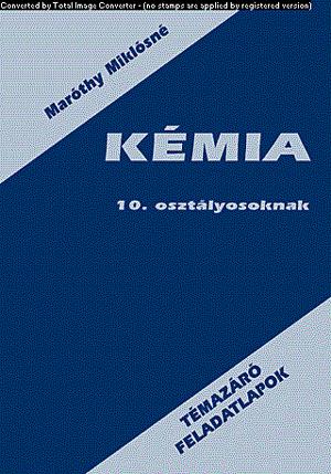 Kémia témazáró feladatlapok 10.