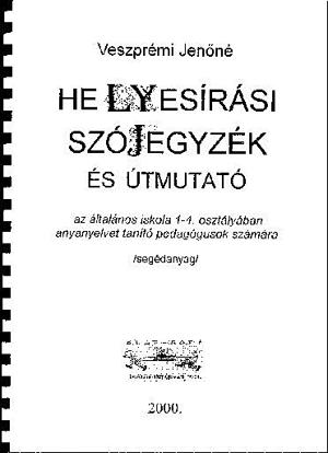 Helyesírási szójegyzék és útmutató