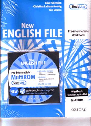 New English File Pre-Intermediate Workbook without key +multirom