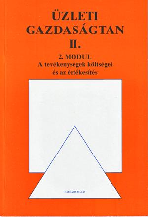 Üzleti gazdaságtan II. A vállalkozások  tevékenységének költségei és az értékesítés