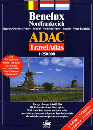 Benelux Nordfrankreich 1 : 250 000 - Autósatlasz