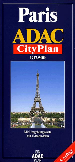 Paris 1 : 12 500 - Várostérkép