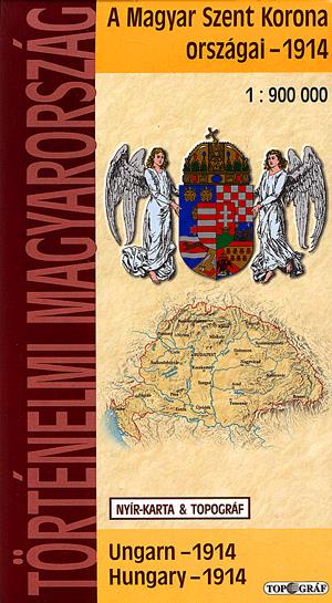 A Magyar Szent Korona Országai - 1914 (1:900 000) - Országtérkép