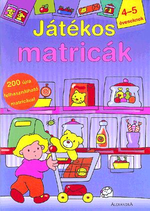 Játékos matricák 4-5 éveseknek