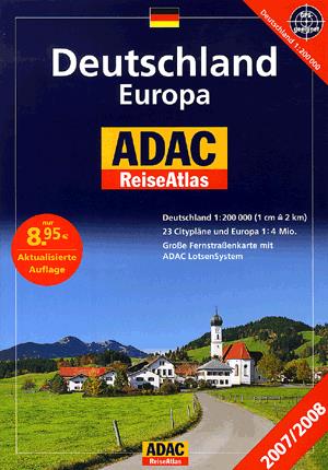 Deutschland - Europa 1 : 200 000 - Autósatlasz