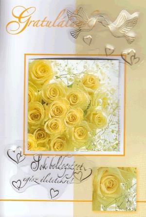 Esküvői képeslap - gratuláció 05602528