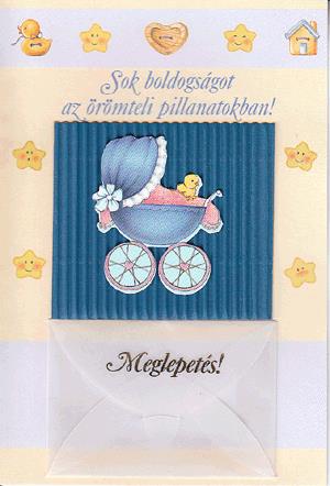 Baba gratuláció képeslap - fiú 05602483