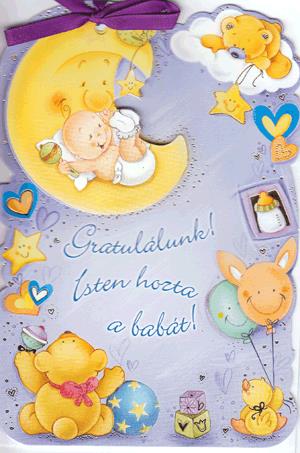 Baba gratuláció képeslap - fiú 05601549