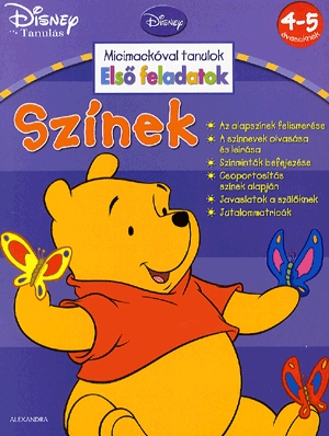 Színek - Micimackóval tanulok: Első feladatok