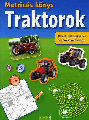 Matricás könyv: Traktorok