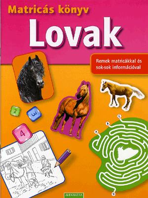 Matricás könyv: Lovak