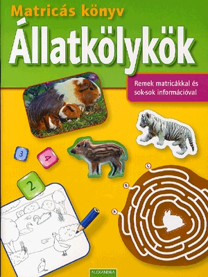 Matricás könyv: Állatkölykök