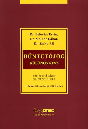 Büntetőjog különös rész - Különös rész