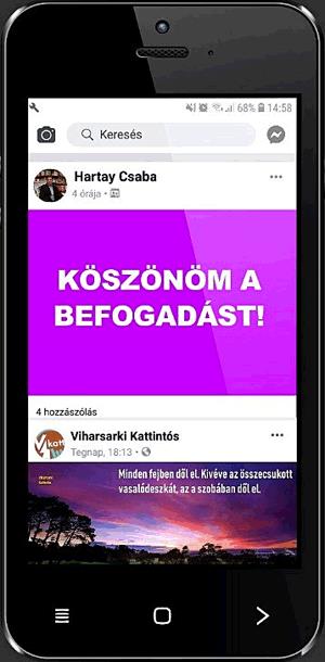 Köszönöm a befogadást - Viharsarki kattintós