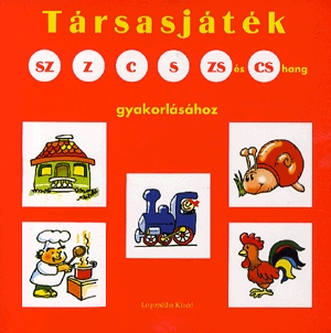 Társasjáték az sz, z, c, s, zs és cs hang gyakorlásához