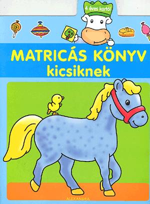 Matricás könyv kicsiknek - 4 éves kortól