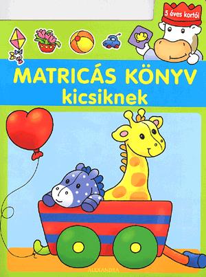 Matricás könyv kicsiknek - 5 éves kortól