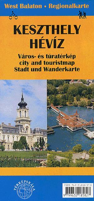 Keszthely 1 : 12 000, Hévíz 1 : 7 000 - Város- és túristatérkép