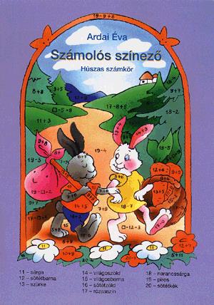 Számolós színező Húszas számkör