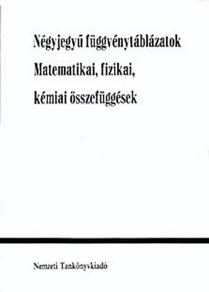 Négyjegyű függvénytáblázatok