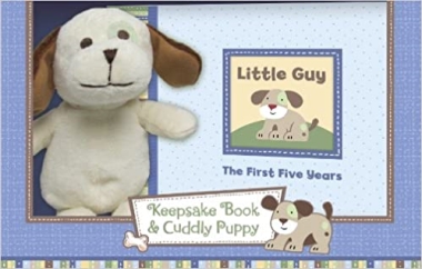 Keepsake Book & Cuddly Puppy for Boys