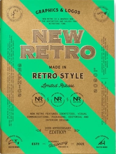 NEW RETRO: 20th Anniversary Edition - Graphics & Logos in Retro Style
