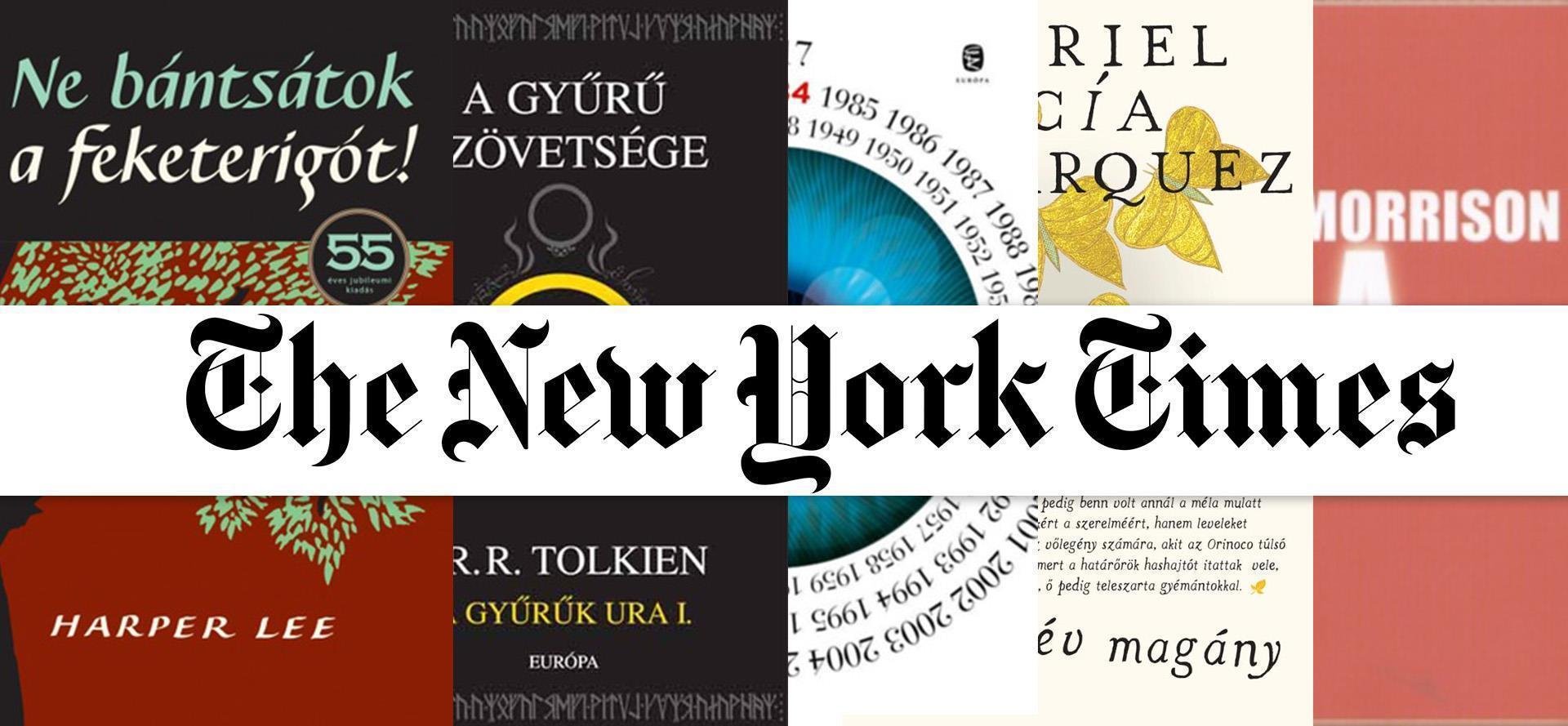 A The New York Times összegyűjtötte az elmúlt 125 év legmeghatározóbb könyveit