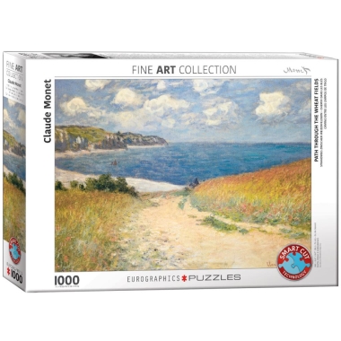 Út a búzában Pourville-ben (Claude Monet)