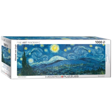 Csillagos éj (Vincent van Gogh) panoráma