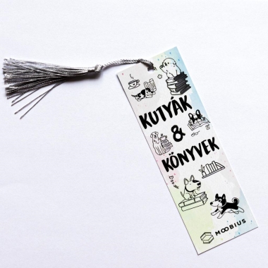 Könyvjelző - Kutyák & könyvek