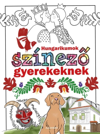 Hungarikumok színező 6-10 éveseknek
