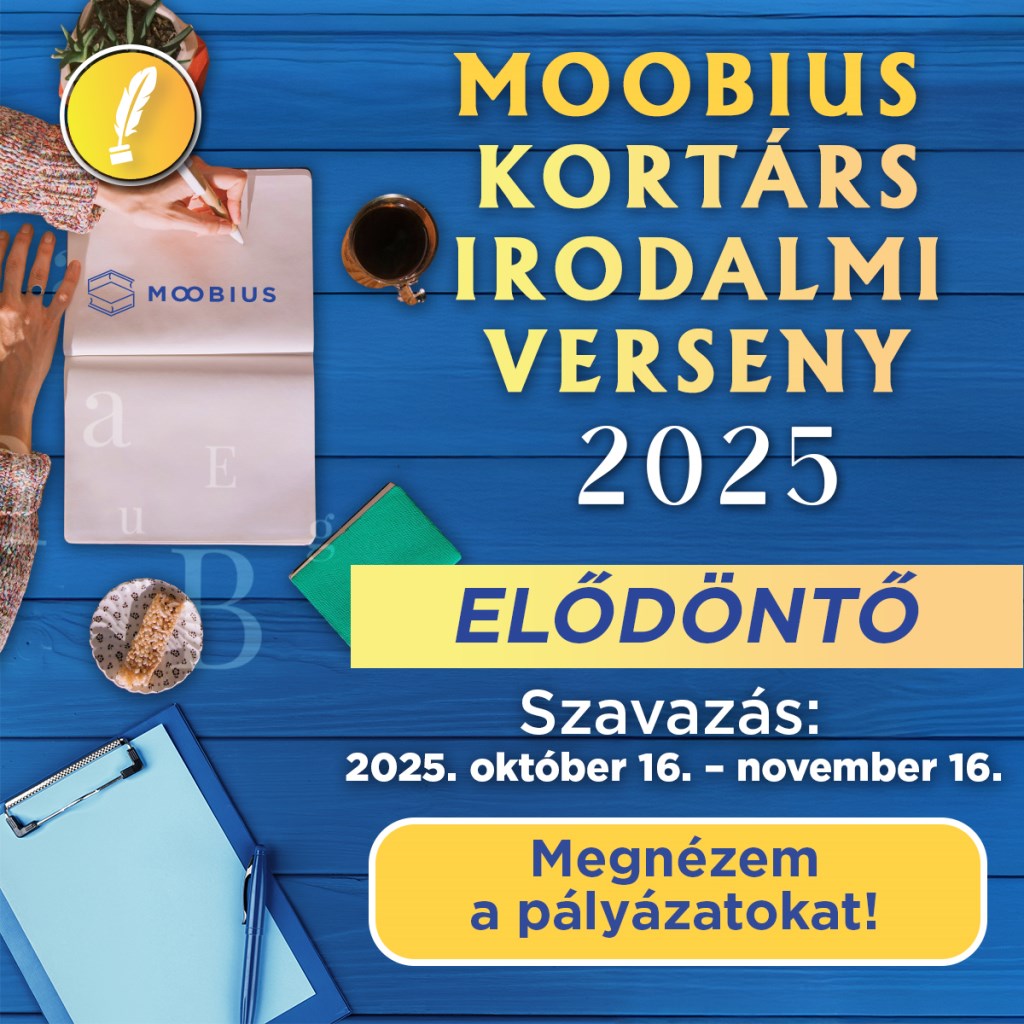 Elindult a Moobius Kortárs Irodalmi Verseny 2025 elődöntője!