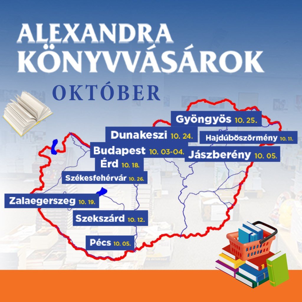 Könyvvásárok aktuális hónap