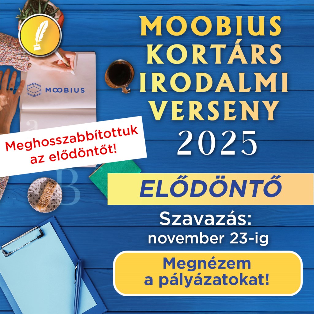 Elindult a Moobius Kortárs Irodalmi Verseny 2025 elődöntője!