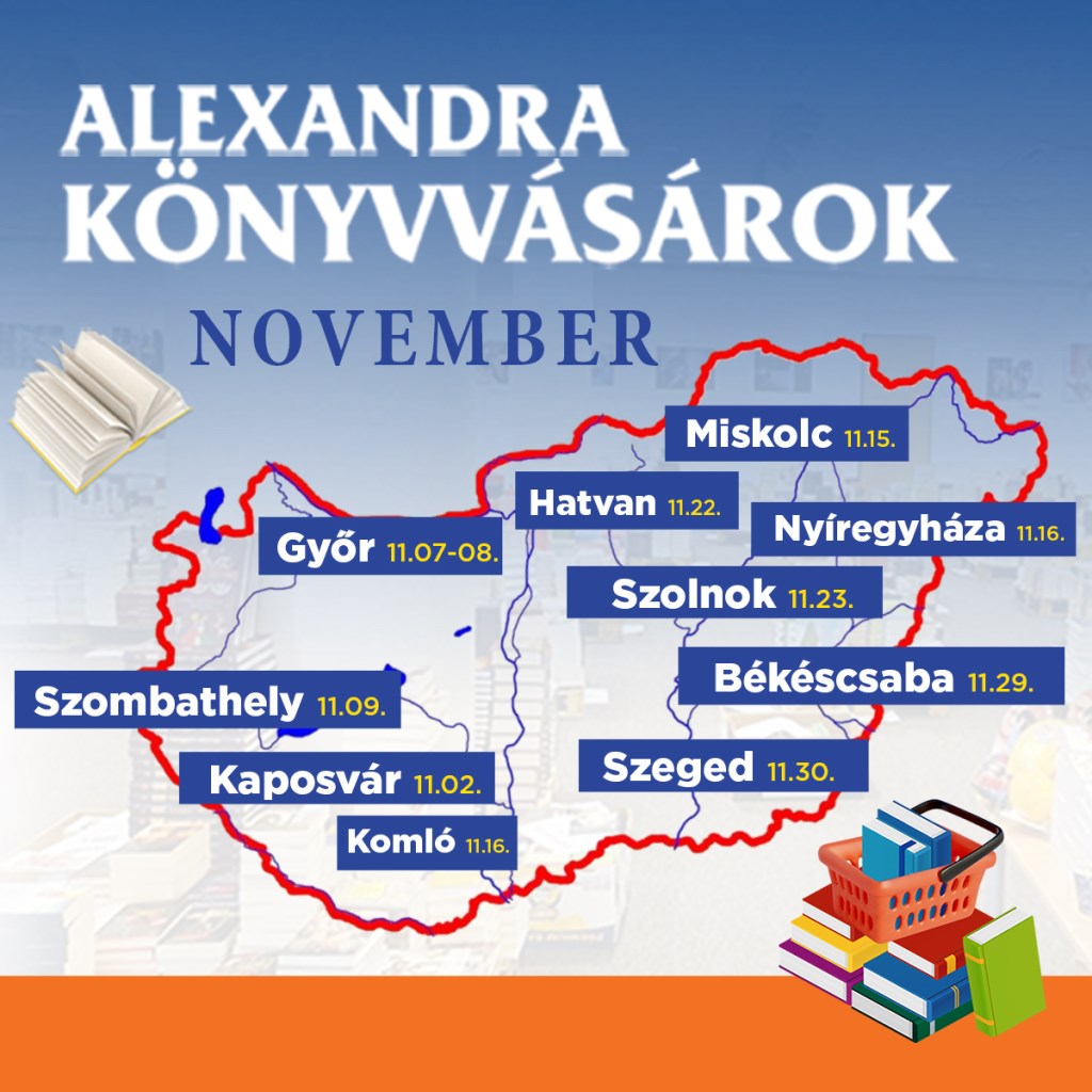 Könyvvásárok aktuális hónap