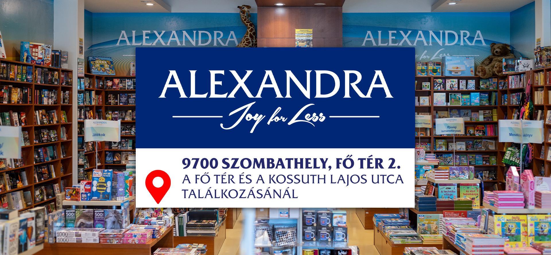 Új fejezet kezdődik Szombathelyen: megnyílik az Alexandra Joy for Less könyvesbolt!