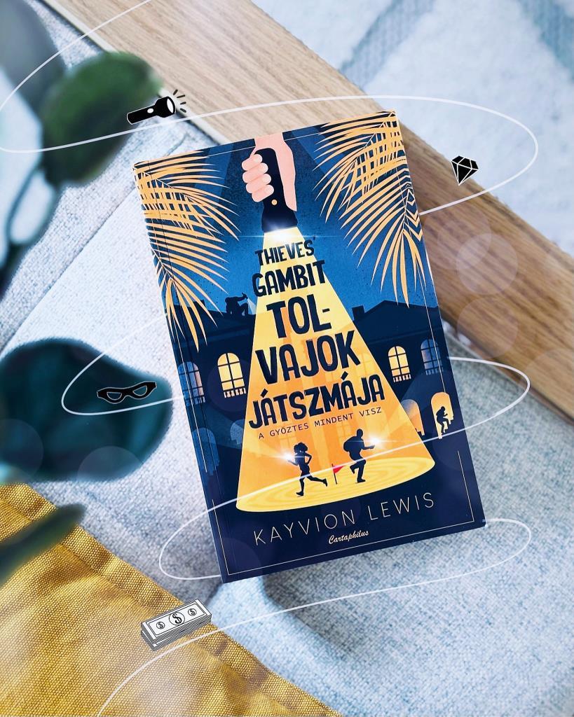 Halihó💛
Kayvion Lewis: Thieves Gambit-Tolvajok játszmája( A győztes mindent visz )
Könyvértékelés: 5/⭐️⭐️⭐️⭐️

Kiben bízhatunk egy hazugságokra épülő világban? 

Egy játszma ahol hatalmas a tét, mind