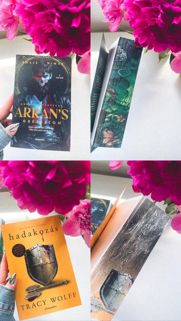 Mai legújabb szerzeményeim!🖤

Hatalmas rajongója vagyok Tracy Wolff sorozatának, és bár olvastam és a keményfedeles kiadás már a polcomon van, nem tudtam ellenállni, így apránként elkezdtem beszerezn