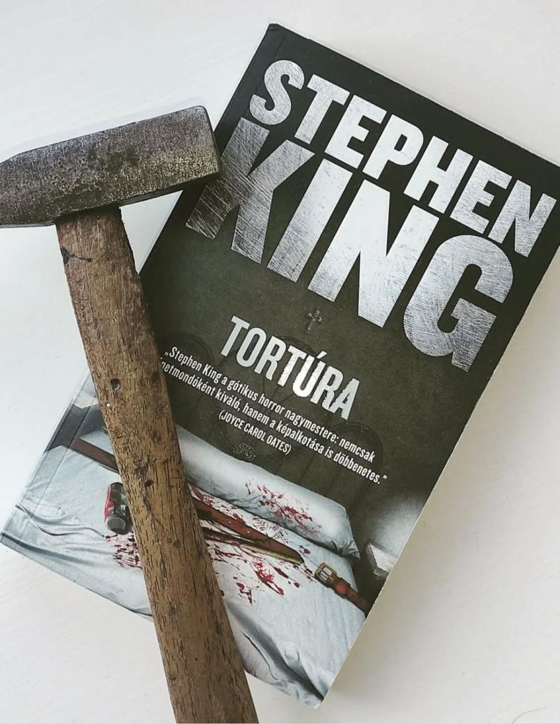 Stephen King Tortúrá-ja többrétegű szöveg: egyszerre vérfagyasztó thriller és az írásról, az alkotás fájdalmáról szóló parabola.
A regény zárt terei – a ház, a szoba, a test – mintha az elme börtönét 