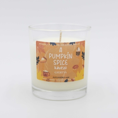 A Pumpkin Spice Kávézó gyertya