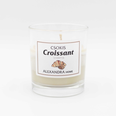 Csokis croissant gyertya