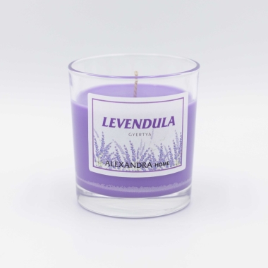 Levendula gyertya