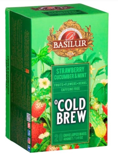 Basilur hideg tea Eper-Uborka-Menta 20db