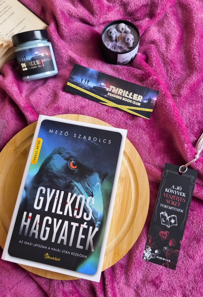 Mező Szabolcs Gyilkos hagyaték című könyve a szerző első megjelent alkotása. 
