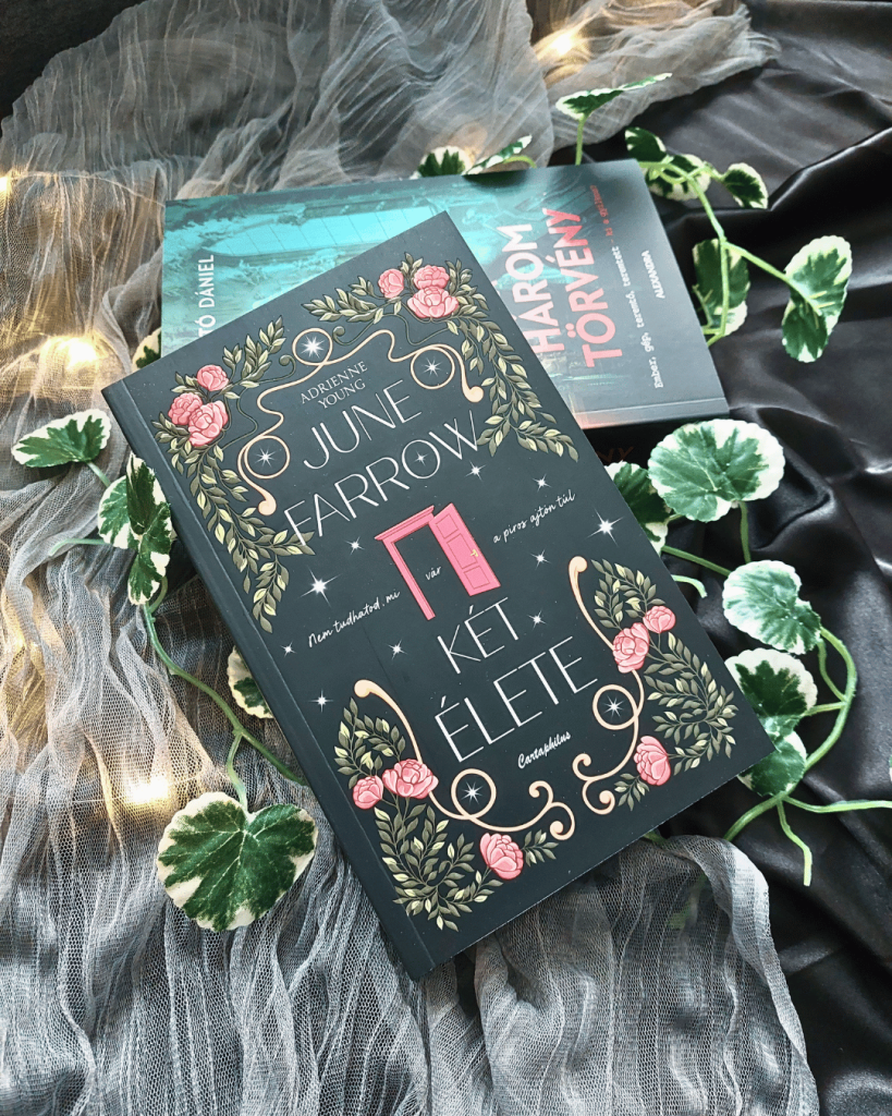 Teljesen őszinte leszek a June Farrow két élete esetében először a borító és az éldekorálás fogott meg.